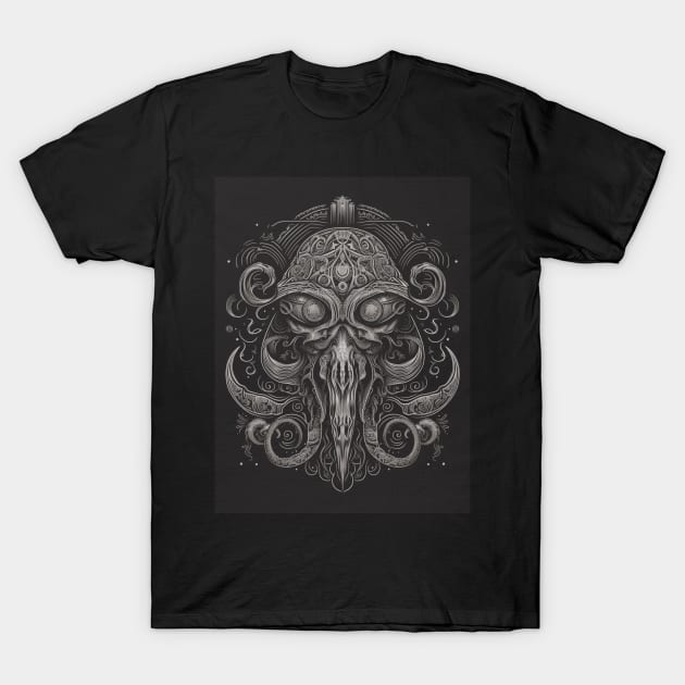 Neo Eldritch - New Age Cthulhu Artwork T-Shirt by SzlagRPG